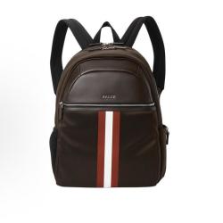 BALLY 男款品牌标徽双肩包