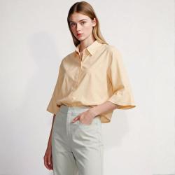 ZARA 女式极简风宽松休闲百搭通勤衬衫
