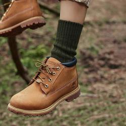 Timberland 女鞋 复古时尚运动鞋 户外舒适中帮大黄靴休闲工装靴马丁靴