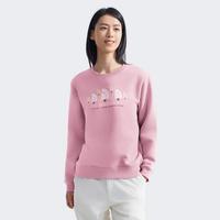 北面 卫衣女户外保暖加绒圆领套头衫8AT1