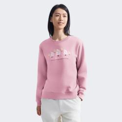 北面 卫衣女户外保暖加绒圆领套头衫8AT1