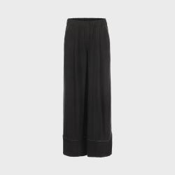 Massimo Dutti 松紧腰双口袋宽松显瘦休闲女阔腿长裤