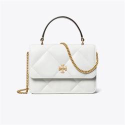 TORY BURCH Kira Diamond Quilt品牌徽标链条单肩斜挎包