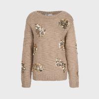 限尺码：ZARA 女式时尚高级质感柔软保暖圆领长袖针织衫
