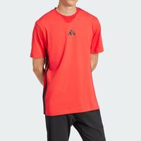 限尺码:adidas 男款3S SJ圆领logo印花 T恤