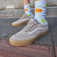 VANS 官方 Brooklyn LS浅灰色流光风生胶底女鞋板鞋