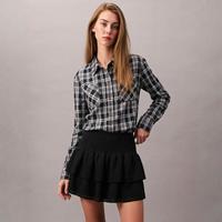 ZARA 女士时尚潮流纯色简约日常百搭休闲半截裙蛋糕裙