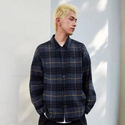 VANS 官方 灰色格子男子夹克外套