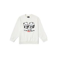 VANS 官方男女情侣纯棉套头卫衣可爱熊猫