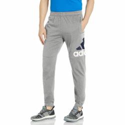 adidas 时尚简约百搭松紧腰 男士 运动裤