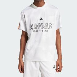 adidas 男款TIRO NP 印花圆领T恤