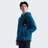 北面 抓绒衣男户外运动保暖连帽外套81SE