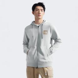 北面 卫衣情侣款户外舒适毛圈开衫外套8EJ1