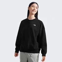 北面 卫衣女户外舒适透气印花圆领套头衫8ASY