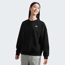 北面 卫衣女户外舒适透气印花圆领套头衫8ASY