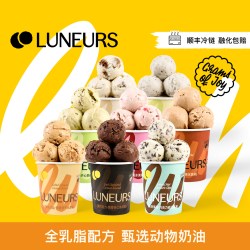 Luneurs 月乐诗 焦糖海盐黑巧克力冰淇淋 800g