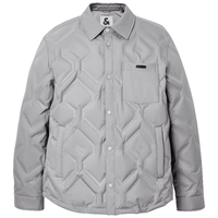 JACK&JONES 225423016 排骨羽绒服 浅棕灰 M