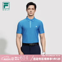 FILA 男子针织短袖POLO衫 高尔夫运动基础上衣