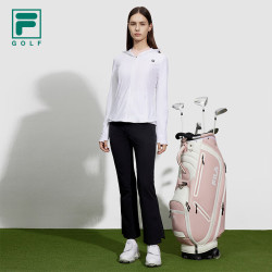 FILA 官方女士冰丝防晒衣高尔夫运动外套女-五折 玉石白-WT S