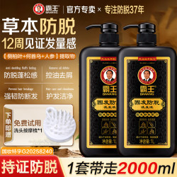 霸王 侧柏叶固发防脱洗发液1L*2瓶