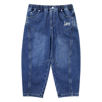 Lee 童装牛仔裤 宽松耐磨复古水洗 浅蓝 120cm