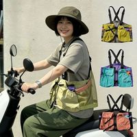 姬幻 多兜运动透气网眼多功能马甲