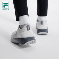 FILA斐乐 逸速1+高尔夫球鞋 透气软钉 蘑菇灰色 40.5