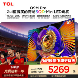 TCL Q9M Pro系列 55Q9M Pro 液晶电视 55英寸 固定挂架