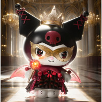 TOP TOY-IP合作-三丽鸥大体系列-酷洛米古堡暗夜积木大娃TC1833
