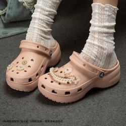 crocs 洞洞鞋女鞋 2026新款运动沙滩鞋经典云朵Clog休闲凉鞋户外拖鞋
