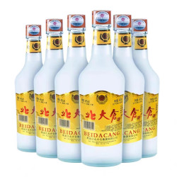 北大仓 白酒 440ML6瓶北大仓磨砂瓶原浆浓香型45度粮食酿造整箱 45度 440mL 6瓶