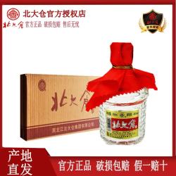 北大仓 12瓶东北酒北大仓酒粮囤45度浓香半斤小酒250ML北大仓白酒红绸 45度 250mL 12瓶