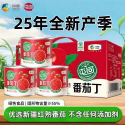 屯河 中粮屯河番茄丁200g罐头去皮西红柿块烹饪调味料意面底料 中粮屯河番茄丁12罐