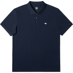 Lee 夏季翻领小Logo徽标男短袖POLO衫 藏青色 2XL