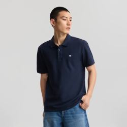 Lee 26夏季翻领小Logo徽标男短袖POLO衫