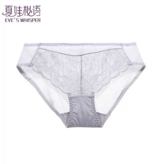 夏娃秘语 性感蕾丝女士内裤 全棉抗菌内档 1条装