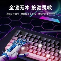 机械雀 F61 青轴/红轴 无线三模客制化机械键盘 61键 RGB