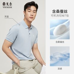雅戈尔 男士短袖POLO衫 VSZS533086HFA