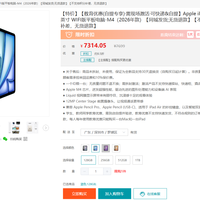 Apple iPad Air 13英寸 WIFI版平板电脑-M4（2026年款）