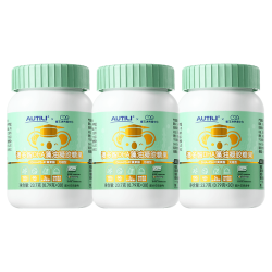 AUTILI 澳多智DHA藻油+叶黄素+PS 儿童dha 30粒*3瓶