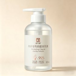 倍力清 内衣专用抑菌洗衣液 300ml*1瓶 栀子花香