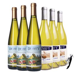 Dynasty 干白葡萄酒特制橡木桶红酒750ml*6微醺少女酒热销