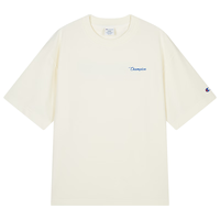 Champion 圆领短袖T恤 米白色 M