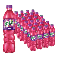 美年达 葡萄味 碳酸饮料 500ml*24瓶