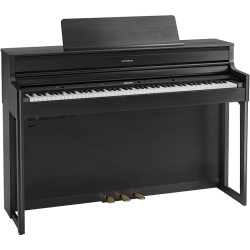 Roland HP704 88键重锤数码钢琴 炭黑色+耳机+琴凳