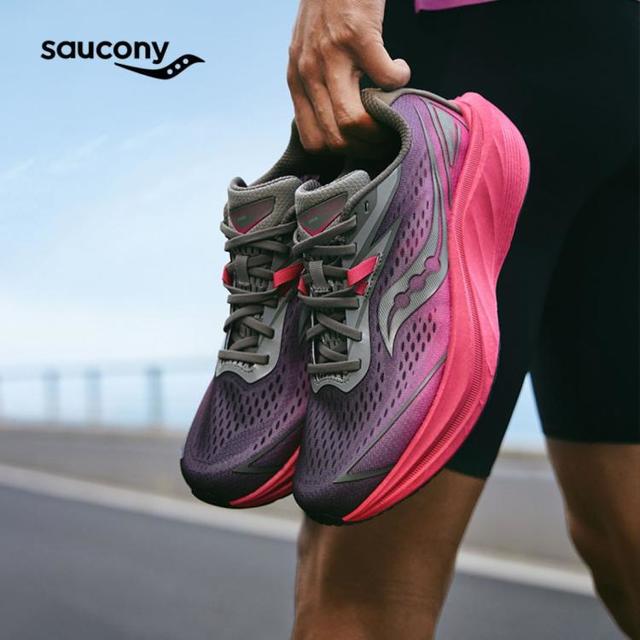 超V会员、全掌碳板：saucony SLAY全速2代 男女款竞训跑鞋