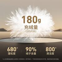 坦博尔 羽绒服男冬季中老年宽松防寒外套 黑色 5XL