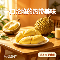 沃多鲜 泰国金枕头榴莲肉 500g