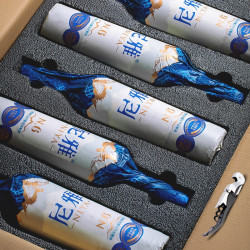 尼雅 天山系列 13度赤霞珠干红葡萄酒 N6红酒整箱750ml*6瓶礼盒装