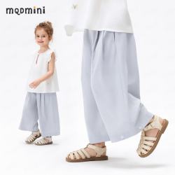 MQDMINI 儿童裤子夏季灰色 90